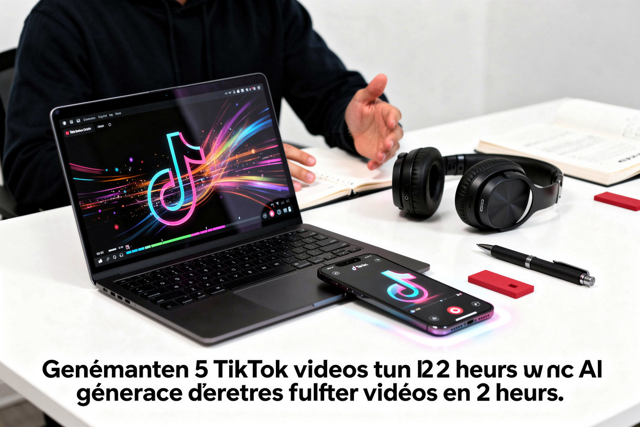 Comment générer 5 vidéos TikTok en 2 heures avec l'IA (sans être vidéaste)